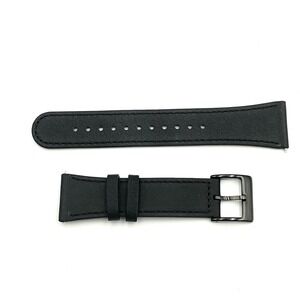 Fitbit Versa Versa 2 Leather Band Black Genuine Leather Strap NEW